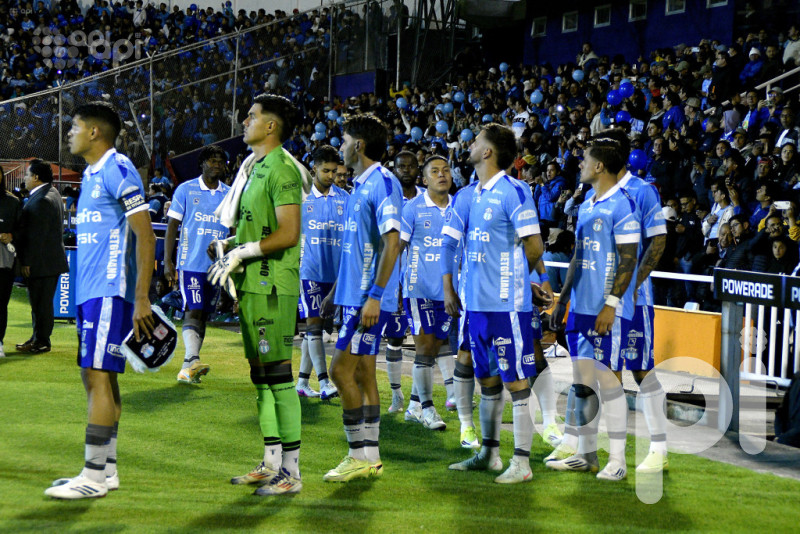 Primer festejo del ídolo celeste en Sudamericana