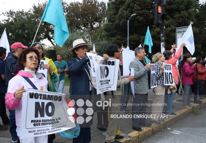 MARCHA ORGANIZACIONES SOCIALES POR EL NO