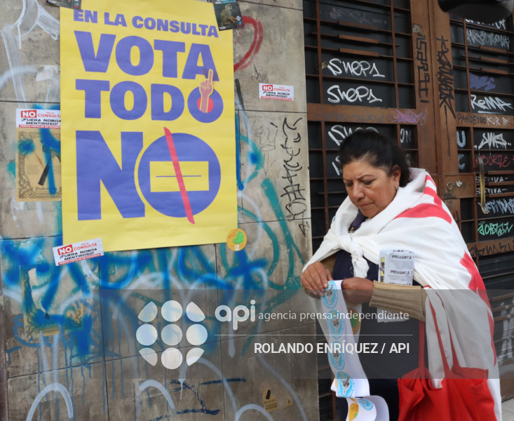 MARCHA ORGANIZACIONES SOCIALES POR EL NO