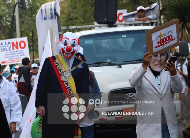 MARCHA ORGANIZACIONES SOCIALES POR EL NO