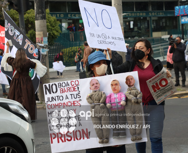 MARCHA ORGANIZACIONES SOCIALES POR EL NO