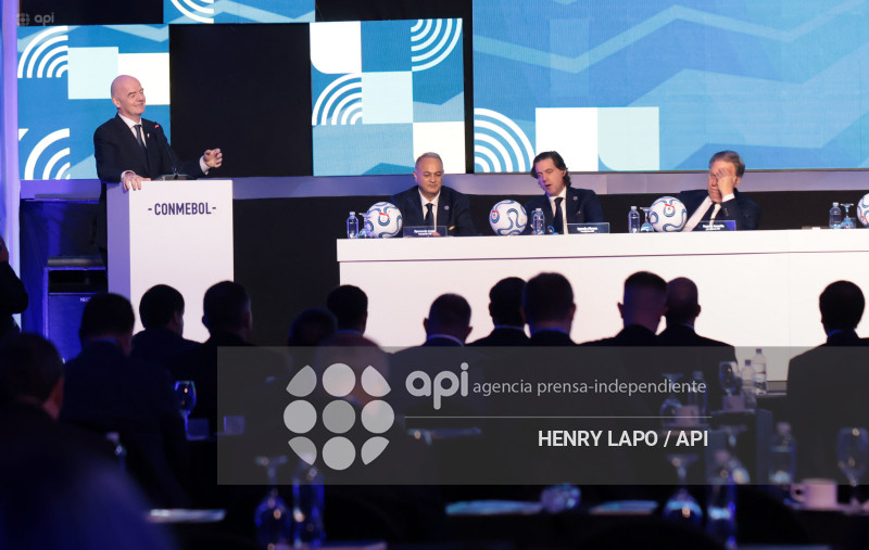 VISITA GIANNI INFANTINO FIFA CONGRESO CONMEBOL