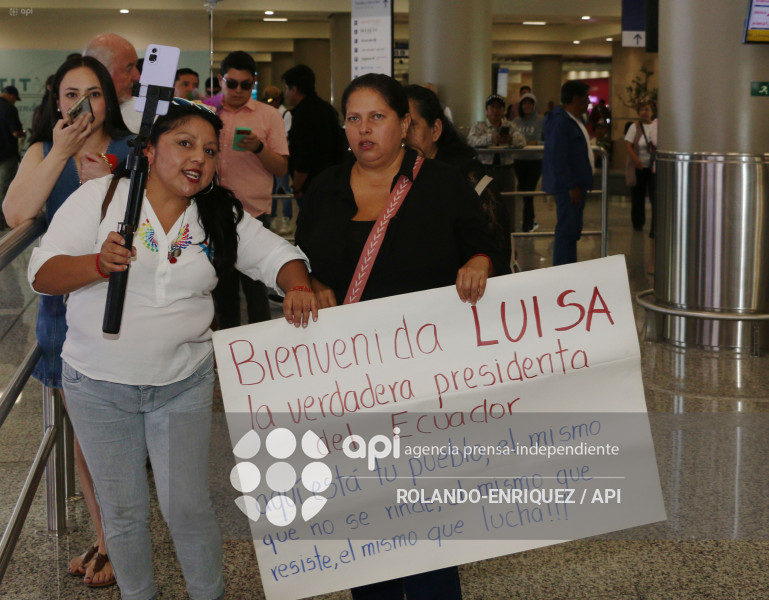 LLEGADA LUISA GONZALEZ