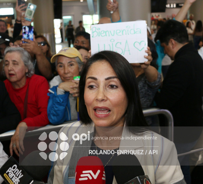 LLEGADA LUISA GONZALEZ