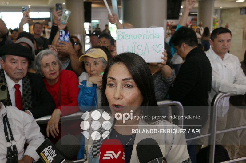 LLEGADA LUISA GONZALEZ