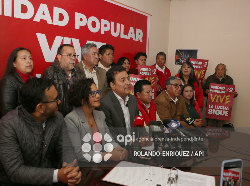 PRONUNCIAMIENTO DE UNIDAD POPULAR AL CNE