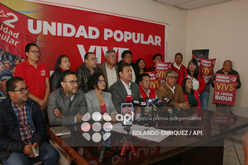 PRONUNCIAMIENTO DE UNIDAD POPULAR AL CNE