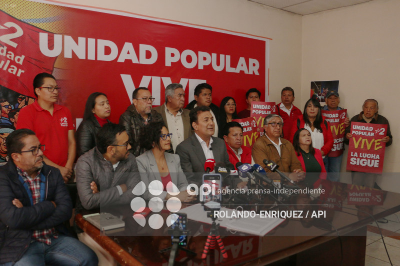 PRONUNCIAMIENTO DE UNIDAD POPULAR AL CNE