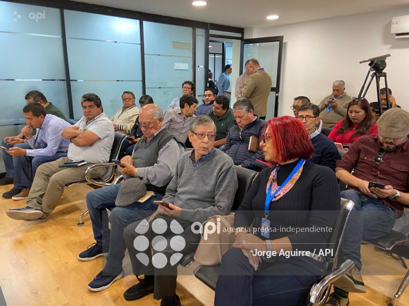 REUNION TRANSPORTISTAS EN ALCALDÍIA