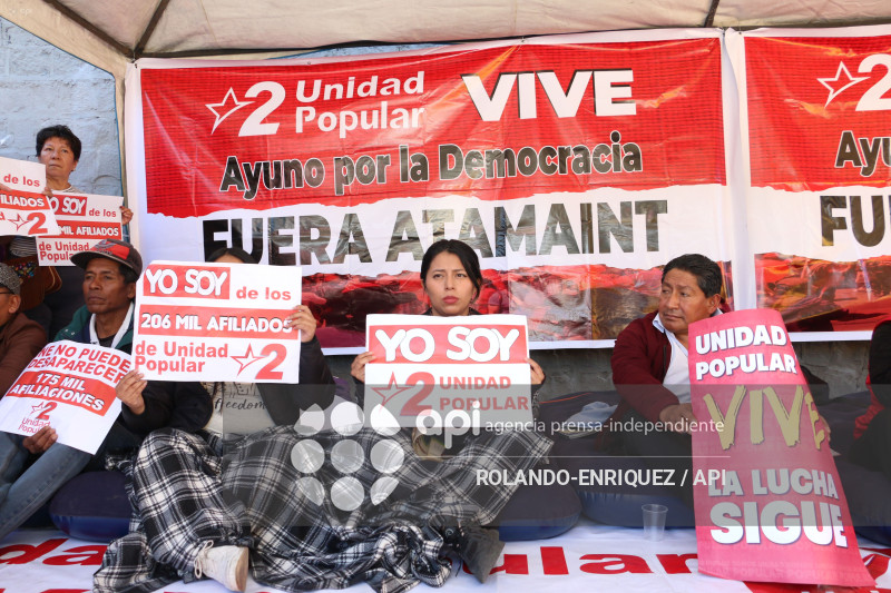 UNIDAD POPULAR AYUNO POR LA DEMOCRACIA