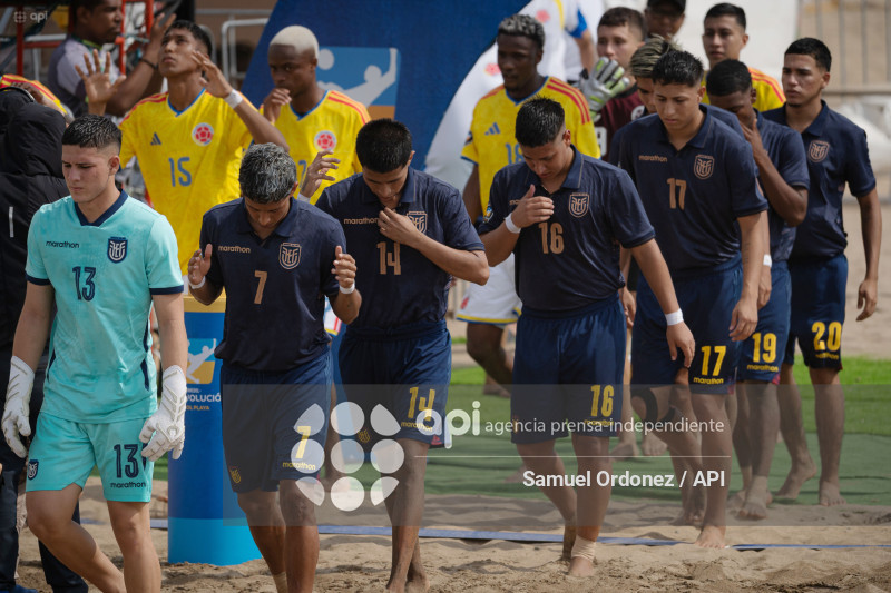 FBL CONMEBOL FUTBOL PLAYA ECUADOR VS COLOMBIA SUB 20