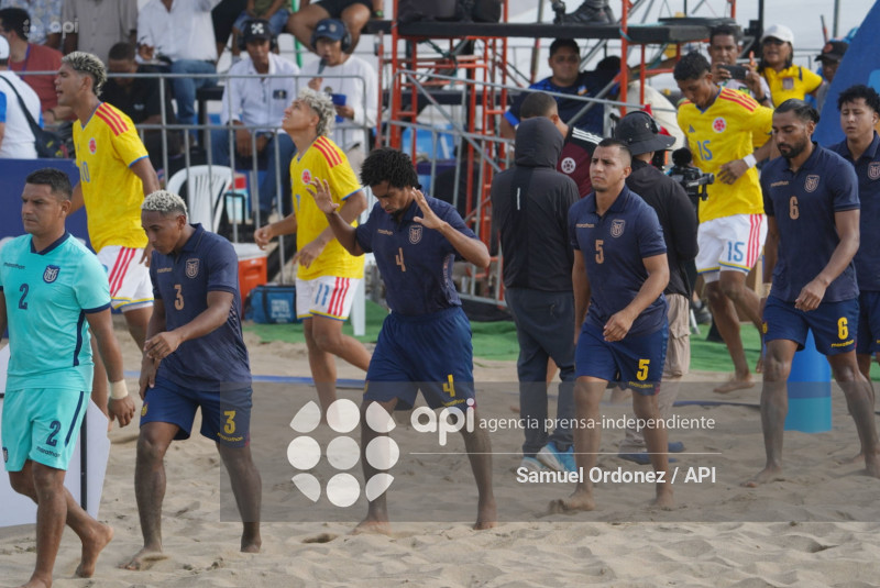 FBL CONMEBOL FUTBOL PLAYA ECUADOR VS COLOMBIA  MAYORES