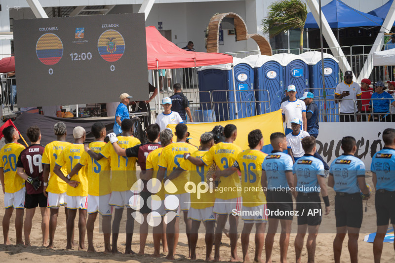 FBL CONMEBOL FUTBOL PLAYA ECUADOR VS COLOMBIA SUB 20