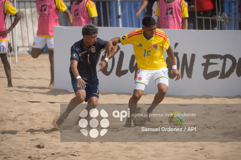 FBL CONMEBOL FUTBOL PLAYA ECUADOR VS COLOMBIA SUB 20