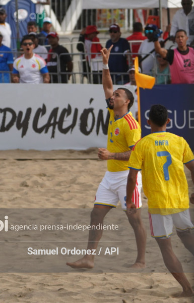 FBL CONMEBOL FUTBOL PLAYA ECUADOR VS COLOMBIA  MAYORES