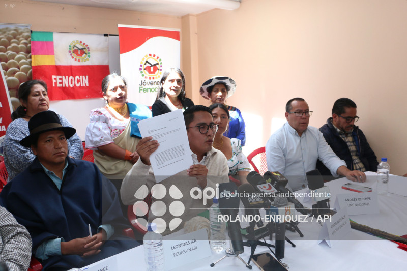 FENOCIN PIDE REVOCATORIA DEL MANDATO DEL PRESIDENTE NOBOA