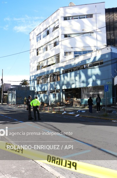 ATENTADO EN EX EDIFICIO DE MEDIOS PUBLICOD
