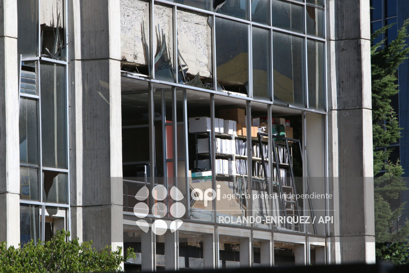 ATENTADO EN EX EDIFICIO DE MEDIOS PUBLICOD