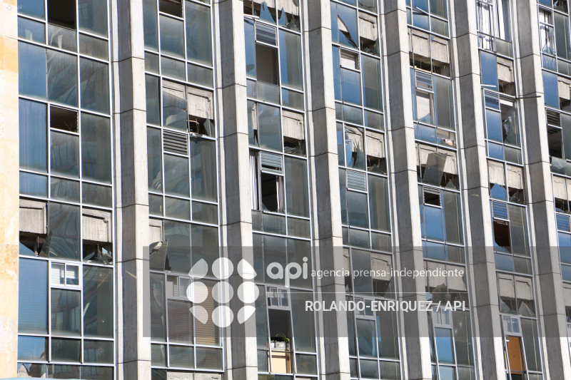ATENTADO EN EX EDIFICIO DE MEDIOS PUBLICOD