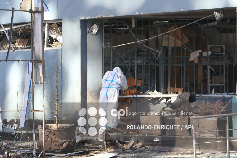 ATENTADO EN EX EDIFICIO DE MEDIOS PUBLICOD