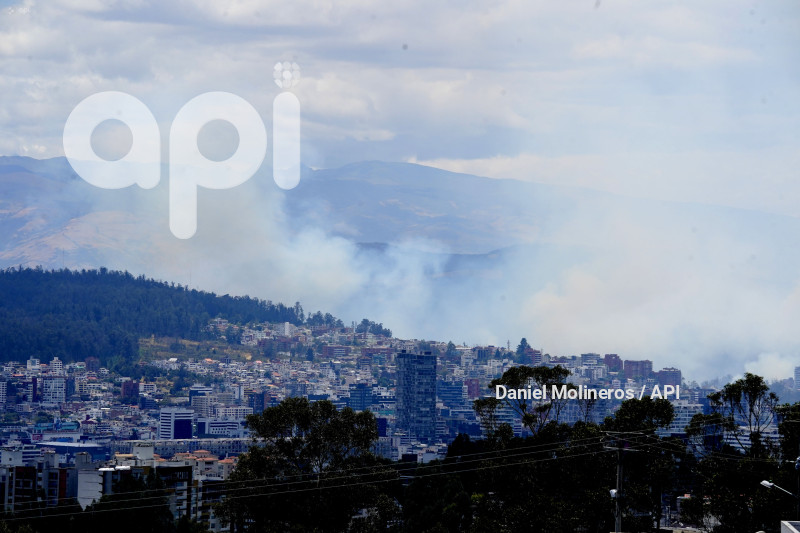 INCENDIO VISTO DESDE NORTE